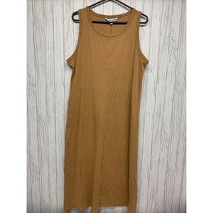 Womens Size L Elizabeth & James Sleeveless Cotton Midi Dress EUC